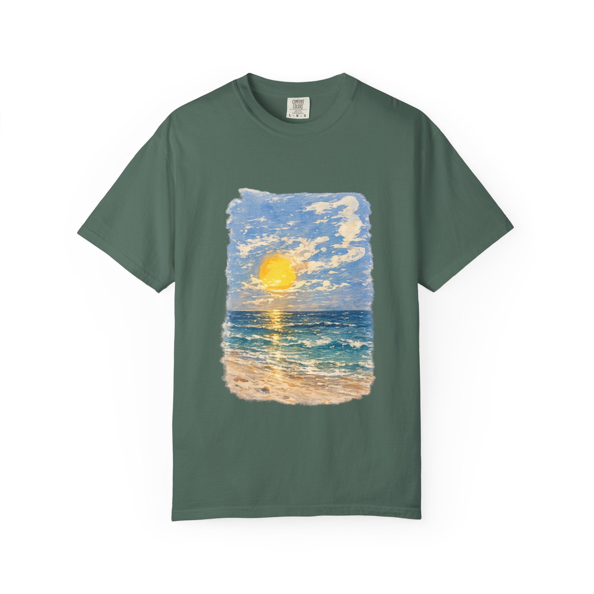 Sunset Beach T-Shirt — Seascape Graphic Tee