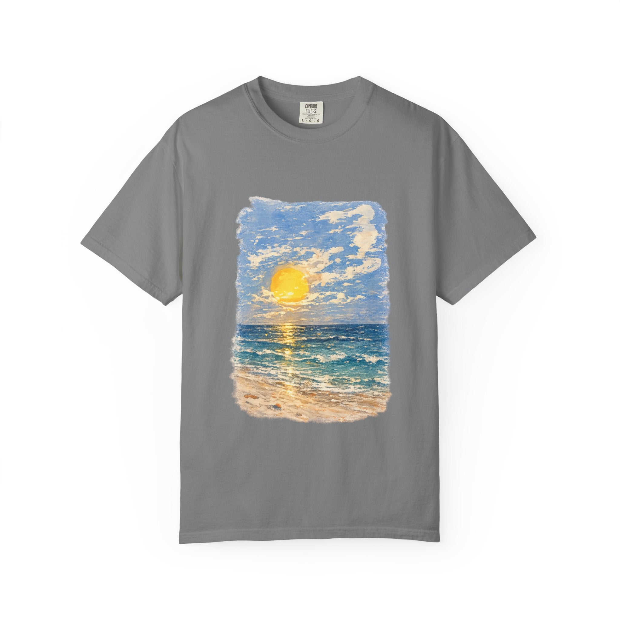 Sunset Beach T-Shirt — Seascape Graphic Tee