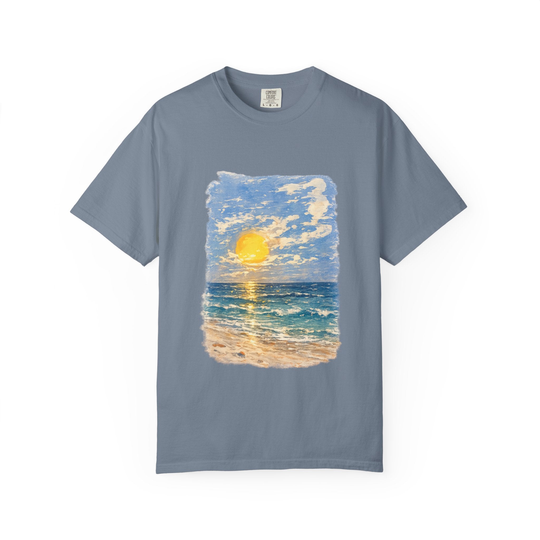 Sunset Beach T-Shirt — Seascape Graphic Tee