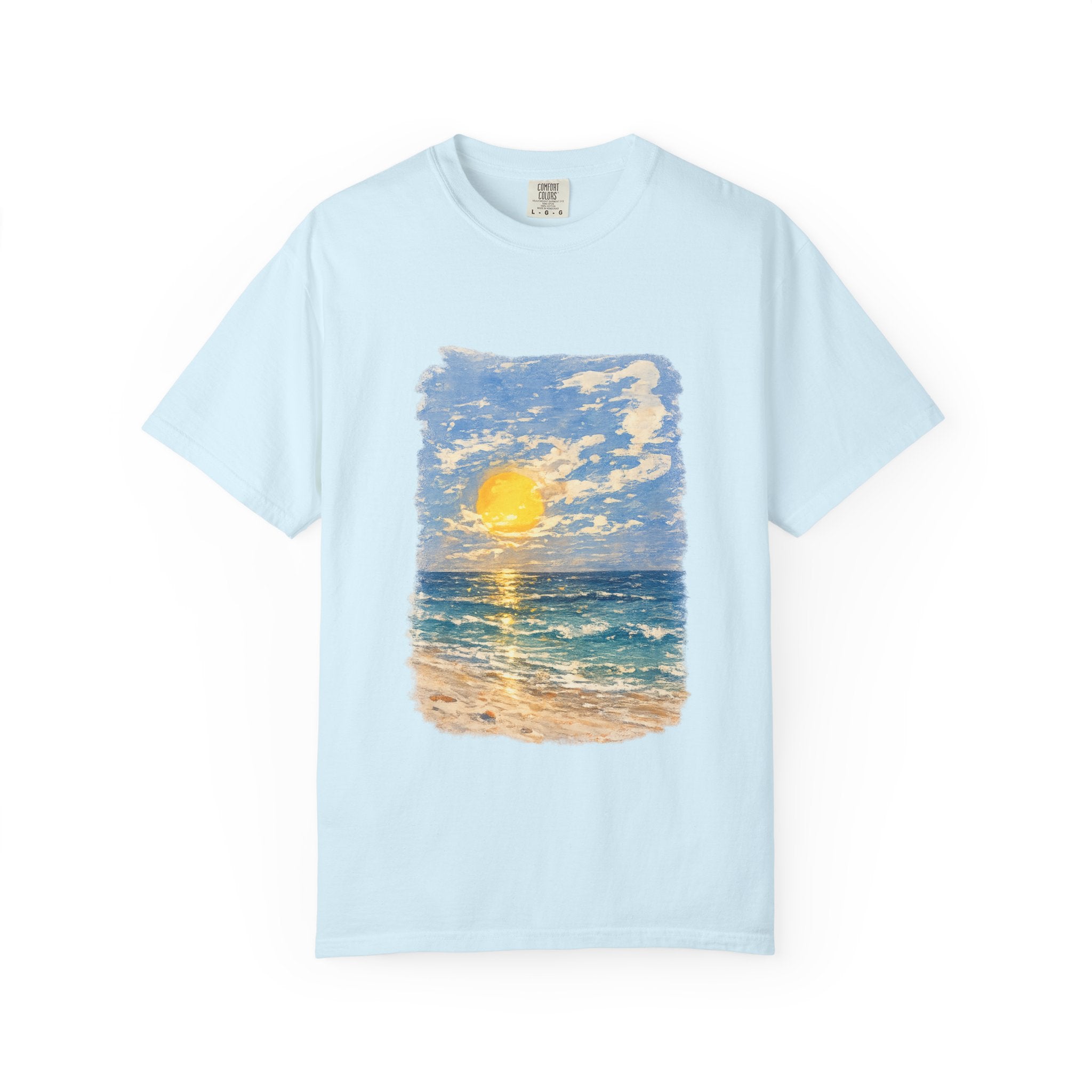 Sunset Beach T-Shirt — Seascape Graphic Tee